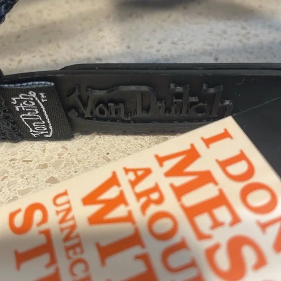 Von Dutch NWT Navy Canvas and Black Mesh Baseball Cap - Picture 5 of 6